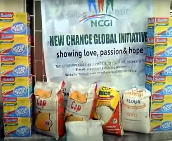 Food support prepared for NCGI distribution